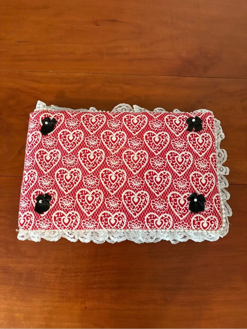 Handmade fabric covered